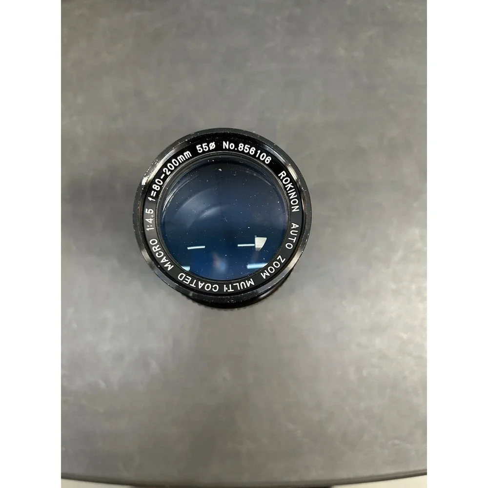 Rokinon Auto Zoom Multi Coated Macro 1:4.5 f=80-200mm Lens